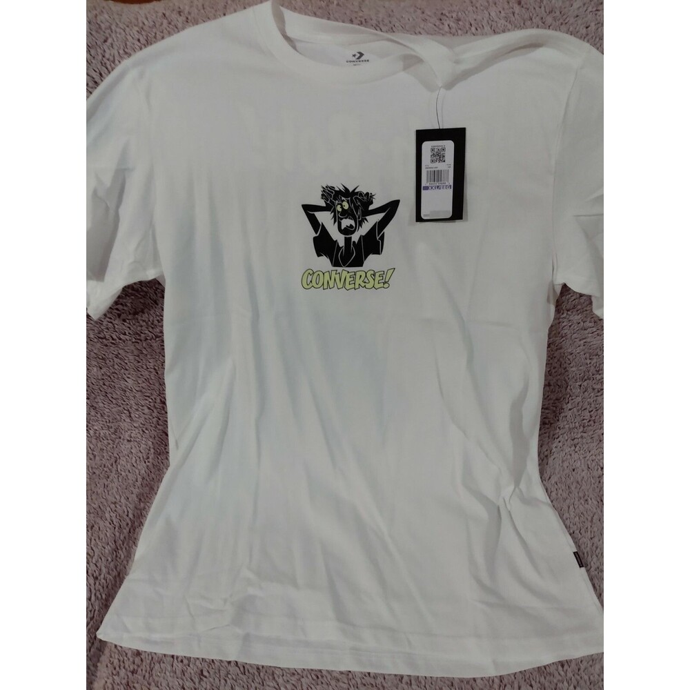 Converse Scooby-Doo Graphic Tee T-Shirt Ruh-Roh! White 2XL NWT